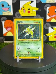 Vintage Pokemon 1999 JUNGLE SCYTHER HOLO