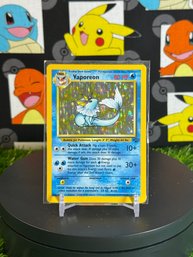 Vintage Pokemon 1999 JUNGLE Vaporeon Holo