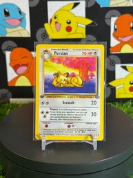 Vintage Pokemon 1999 JUNGLE 1ST EDITION PERSIAN