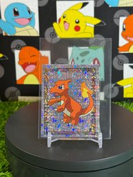 Vintage Pokemon 1999 MERLIN STICKERS CHARMELEON HOLO