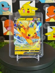 Pokemon PIKACHU V BLACK STAR PROMO