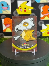 Pokemon Vintage 1999 Topps Blue Label Cubone Holo