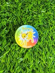 Vintage 1999 Pokemon Russian POKEMONE Pogs Jolteon