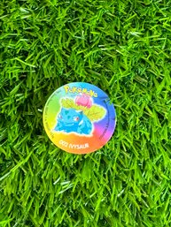 Vintage 1999 Pokemon Russian POKEMONE Pogs Ivysaur