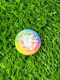 Vintage 1999 Pokemon Russian POKEMONE Pogs Clefable