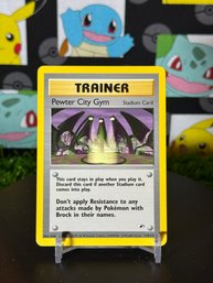 Pokemon Vintage Gym Heroes 2000 Trainer Pewter City Gym