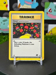 Pokemon Vintage 2000 Team Rocket Trainer Sleep! (Rocket's Secret Machine)