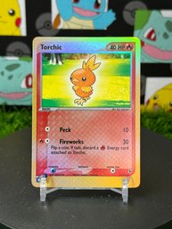 Pokemon Vintage 2003 Ruby And Sapphire Torchic Reverse Holo