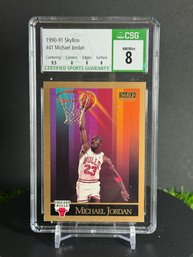 1990-91 SkyBox #41 Michael Jordan Csg 8
