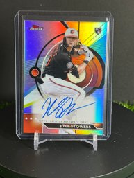 TOPPS FINEST KYLE STOWERS ROOKIE AUTO