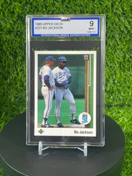 1989 UPPER DECK BO JACKSON ISA 9 MINT