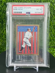 1983 Babe Ruth Topps Stickers PSA 6