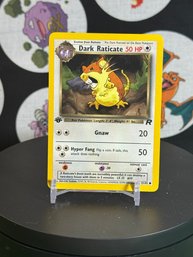 Pokemon Vintage 2000 Team Rocket 1st Edition Dark Raticate