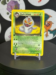 Pokemon Vintage 2000 Team Rocket 1st Edition DARK ARBOK YEAR ERROR