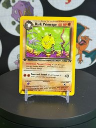 Pokemon Vintage 2000 Team Rocket 1st Edition Dark Primeape