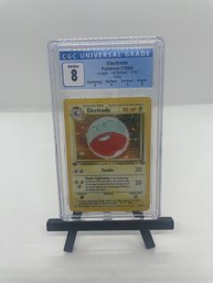 Pokemon Electrode 1st Edition Holo Error Card CGC 8!
