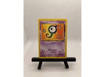 Pokemon Unown Black Star Promo