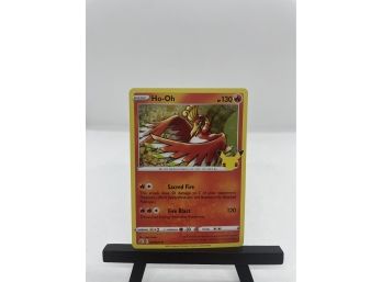 Ho-Oh 001/025 Pokemon Celebrations 25th Anniversary Holo Rare Card