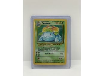 Pokemon Base Set 15 Of 102 Venusaur Holo