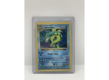 Pokemon SHADOWLESS 6 Of 102 Gyarados Holo