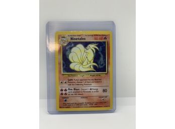 Pokemon Base Set 12 Of 102 Ninetails Holo