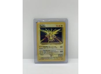 Pokemon Base Set 16 Of 102 Zapdos Holo