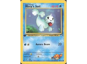 Gym Heroes 1st Edition #088132 Misty's Seel