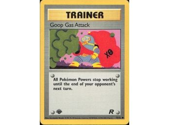 Team Rocket 1st Edition #7882 Goop Gas Attack