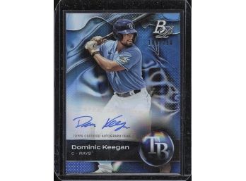 2023 Bowman Platinum #TOP-63 Dominic Keegan Top Prospects Autographs Blue #/150