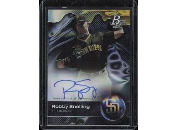 2023 Bowman Platinum #TOP-38 Robby Snelling Top Prospects Autographs