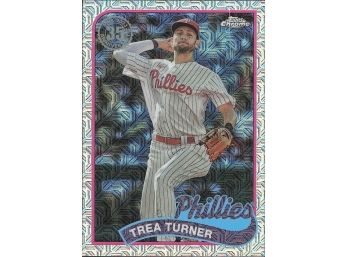 2024 Topps #T89C-64 Trea Turner 1989 Topps Baseball 35th Anniversary Chrome (Series One)