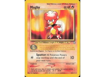 Neo Genesis #023/111 Magby 1st edition