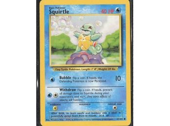 Base Set #063/102 Squirtle