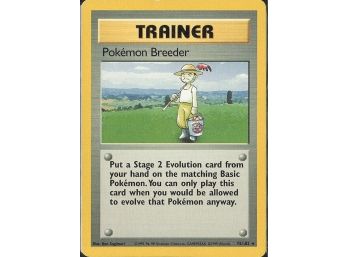 Base Set #076/102 Pokemon Breeder