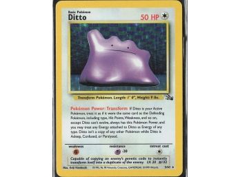 Fossil #03/62 Ditto Holo