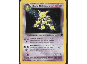 Team Rocket #01/82 Dark Alakazam (1) Holo