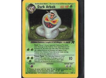 Team Rocket #19/82 Dark Arbok (19) Holo YEAR ERROR