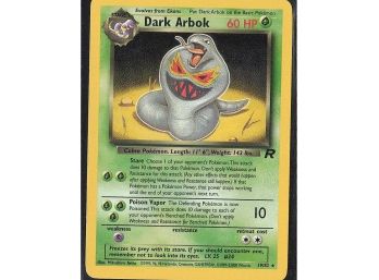Team Rocket #19/82 Dark Arbok (19) YEAR ERROR