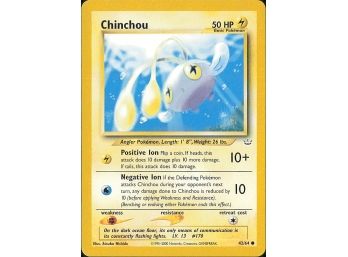 Common Neo Revelation #42/64 Chinchou