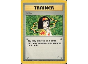 Rare Gym Heroes #100/132 Erika (100)