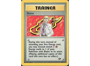 Holo Rare Gym Challenge #017/132 Blaine (17)