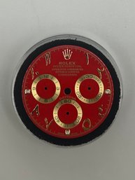 Red Arabic Rolex Daytona Dial Refinished