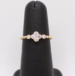 Yellow Gold 4 Clover Ring