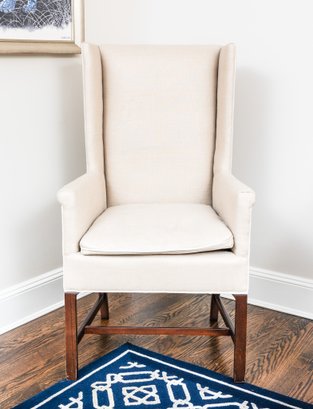 Hickory Wingback Armchair