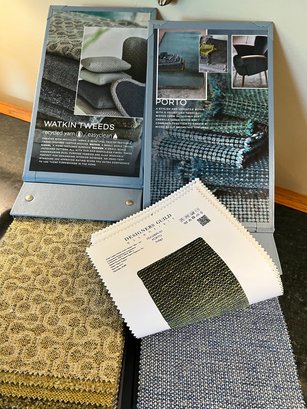Designer's Guild Essentials Weaves & Watkin Tweeds - Recycled Yarns & Easy Cleans Fabric Sample Books