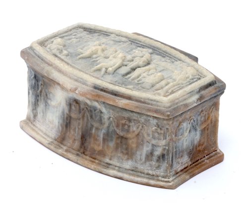 Genuine Incolay Relief Lidded Box