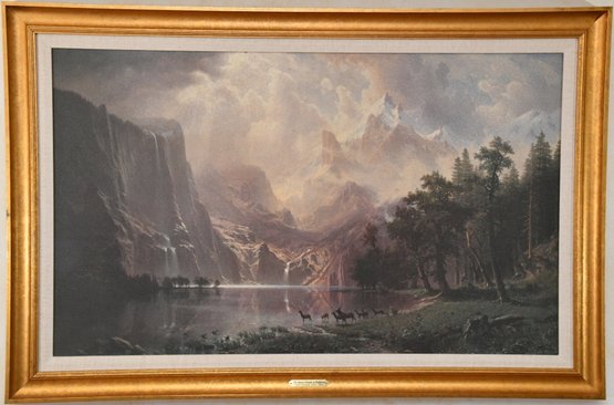 Albert Bierstadt (1830-1902) Sierra Nevada In California Oil Replica