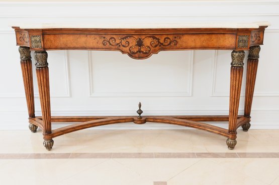 Maitland-Smith Marble Top Console Table