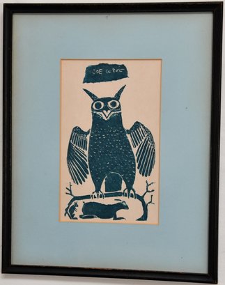 Blue Owl Framed Print