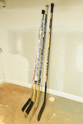 Set Of 4 Hockey Sticks